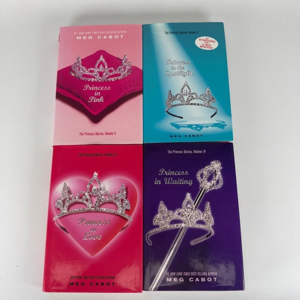 Lot of 4 Meg Cabot‎ The Princess Diaries Hardcover Books